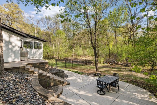 Patio area and backyard. | Image 37