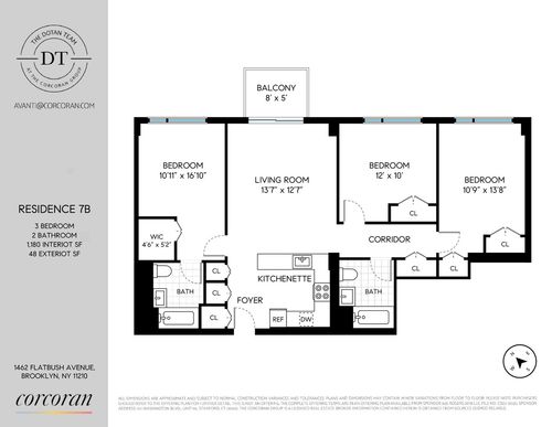 7b-1462 Flatbush Ave, Brooklyn, NY, 11210-2387 | Card Image