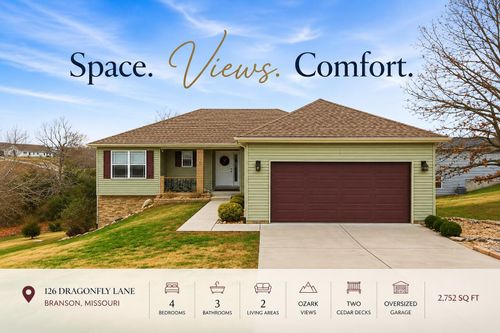 126 Dragonfly Ln, Branson, MO, 65616-8477 | Card Image