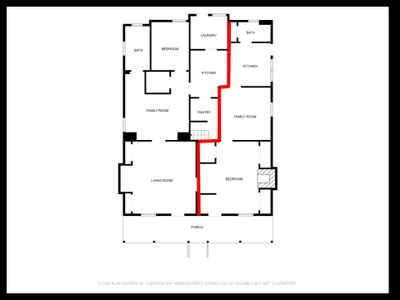 Floor Plan showing left (154) and right (164) units | Image 3