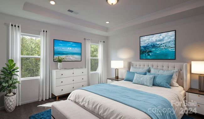 Owners bedroom shown with virtual staging | Image 19