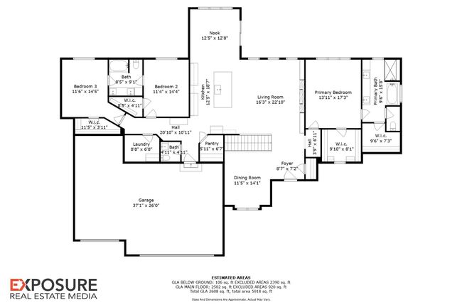 1115 Cherrywood Ct, House other with 3 bedrooms, 3 bathrooms and null parking in Sherman IL | Image 54