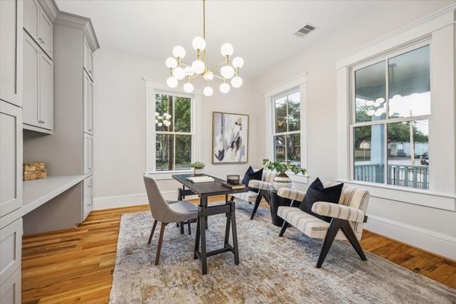 Office off the entry with built-ins | Image 9