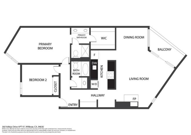 97 - 360 Vallejo Dr, Condo with 2 bedrooms, 2 bathrooms and 1 parking in Millbrae CA | Image 26