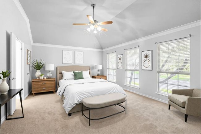 The primary bedroom is very large, as is the master bath. | Image 5