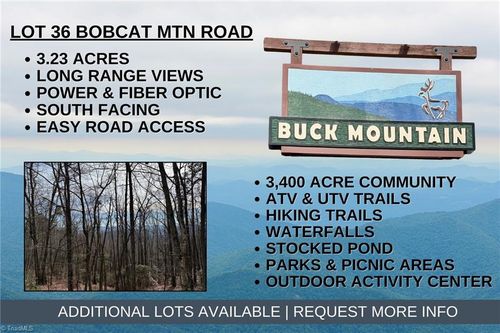 Lot 36 Bobcat Mountain Rd, Purlear, NC, 28665 | Card Image