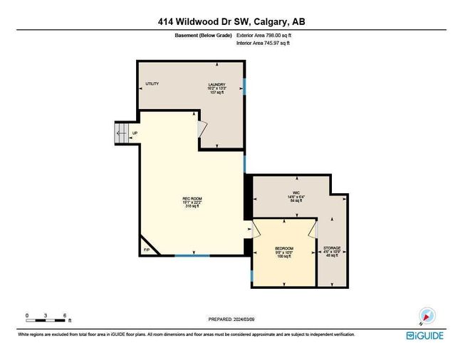 414 Wildwood Drive Sw, Home with 5 bedrooms, 2 bathrooms and 2 parking in Calgary AB | Image 47