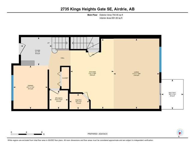 2735 Kings Heights Gate Se, Home with 4 bedrooms, 3 bathrooms and 2 parking in Airdrie AB | Image 31