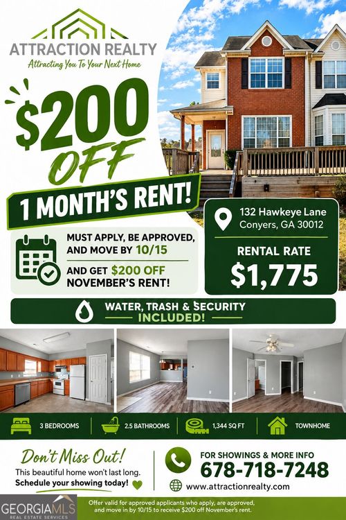 132 Hawkeye Ln, Conyers, GA, 30012-3676 | Card Image