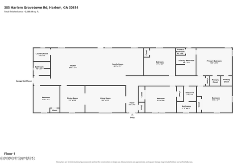 385 Harlem Grovetown Rd, Harlem, GA, 30814-4528 | Card Image