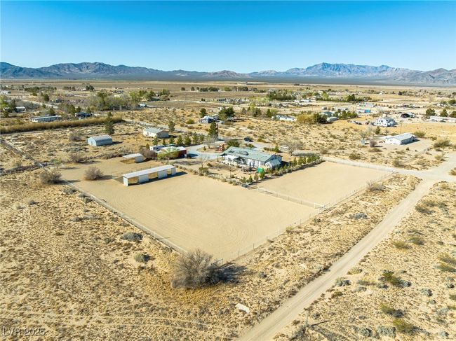 Birds eye view of property with view of desert, a rural view, and a mountain view | Image 83