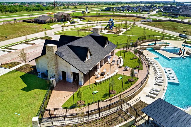 Bird's eye view of community pool area and clubhouse | Image 23