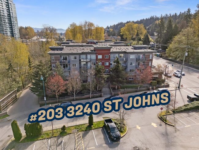 203 - 3240 St Johns Street, Condo with 1 bedrooms, 1 bathrooms and 1 parking in Port Moody BC | Image 1