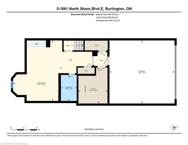 5 - 1061 N Shore Blvd E, Townhouse with 2 bedrooms, 3 bathrooms and 2 parking in Burlington ON | Image 43