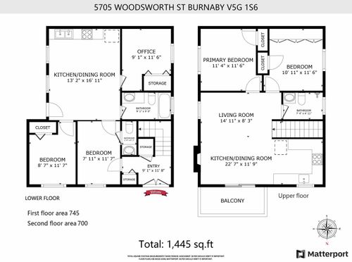 5705 Woodsworth St, Burnaby, BC, V5G1S6 | Card Image