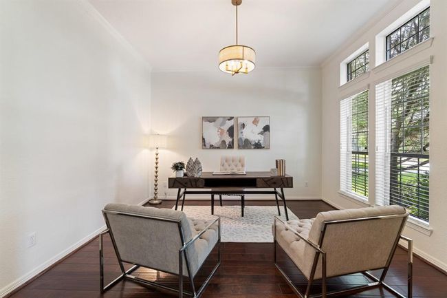 To the right of the foyer is the dedicated office space. | Image 4