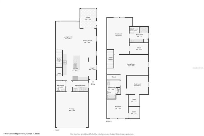 11617 Crowned Sparrow Ln, Townhouse with 3 bedrooms, 3 bathrooms and null parking in TAMPA FL | Image 20