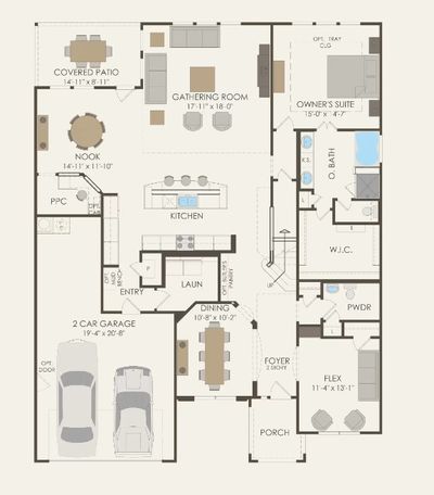 Pulte Homes, Lawson floor plan | Image 2