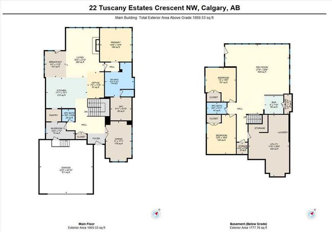 22 Tuscany Estates Crescent Nw, Home with 3 bedrooms, 2 bathrooms and 4 parking in Calgary AB | Image 43