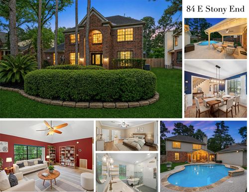 84 E Stony End Pl, The Woodlands, TX, 77381-6509 | Card Image