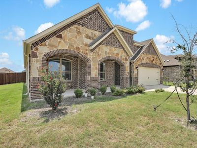 View of front of house with a front yard and a garage | Image 3