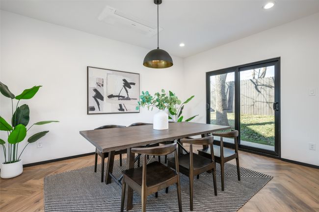 Dining room with baseboards and recessed lighting | Image 15