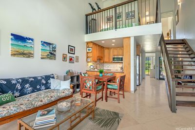 The stairs leading to the large loft which sleeps 2 comfortably | Image 3