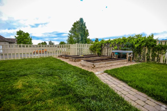 View of yard with a garden | Image 37