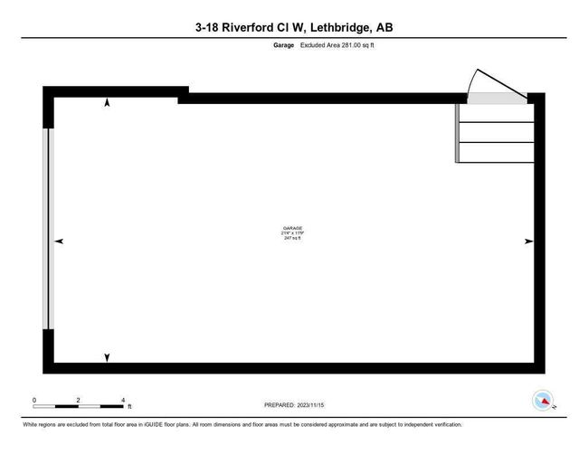3 - 18 Riverford Close W, Home with 1 bedrooms, 1 bathrooms and 2 parking in Lethbridge AB | Image 25