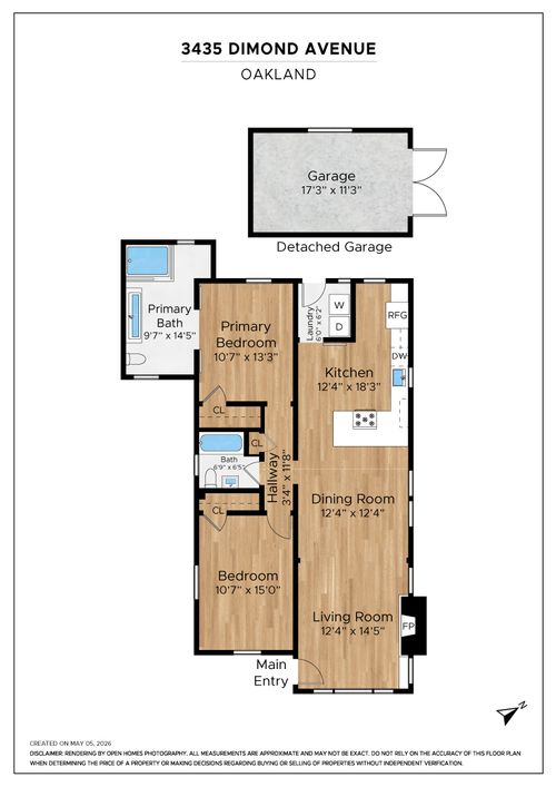 3435 Dimond Ave, Oakland, CA, 94602 | Card Image