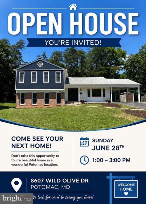 8607 Wild Olive Dr, POTOMAC, MD, 20854-3439 | Card Image