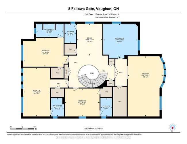 8 Fellows Gate, House other with 4 bedrooms, 6 bathrooms and 6 parking in Woodbridge ON | Image 38