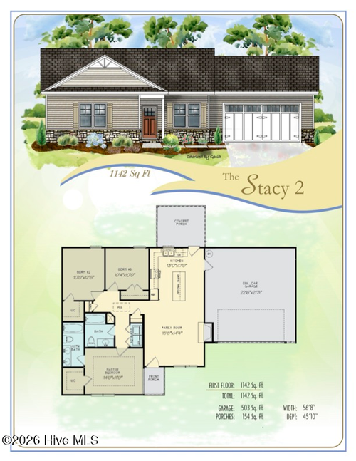 197 Pendergrass Drive, Princeton, NC, 27569 | Card Image