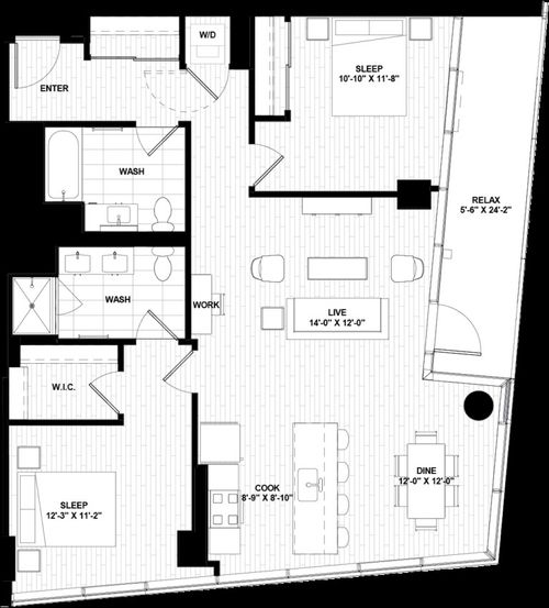 1513-60 E Randolph Street, Chicago, IL, 60601 | Card Image