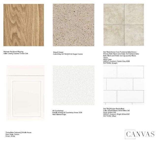 Design Selections. Home is currently under construction, selections subject to change. | Image 4
