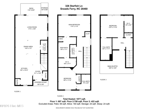 326 Starfish Lane, Sneads Ferry, NC, 28460 | Card Image