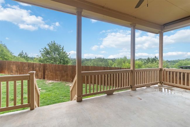 View of patio / terrace featuring ceiling fan | Image 26