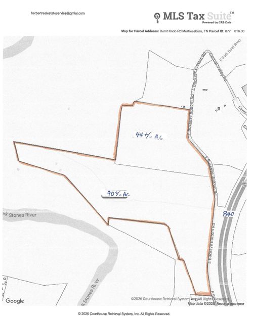 0 E Buckeye Bottom Rd, MURFREESBORO, TN, 37129 | Card Image