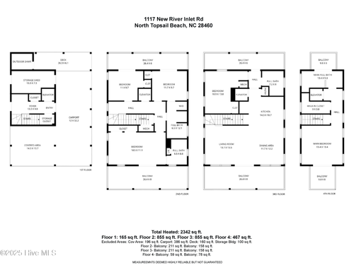 1117 New River Inlet Rd, N Topsail Beach, NC, 28460-9251 | Card Image