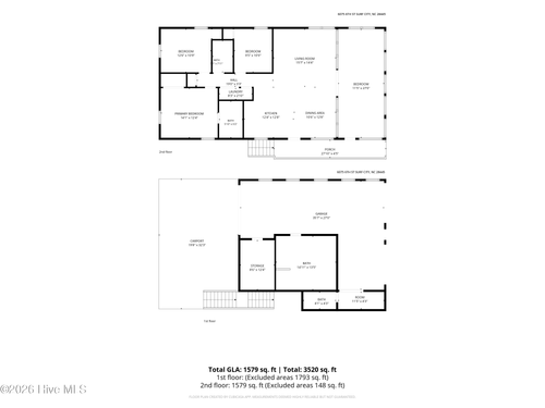6075 6th St, Surf City, NC, 28445-8640 | Card Image