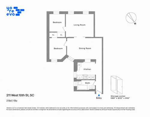 5c-211 W 10th St, New York, NY, 10014-2987 | Card Image