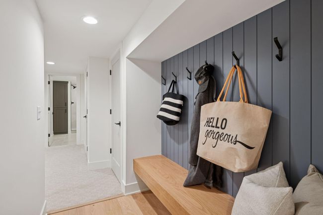 Different view of the built-ins off the garage. | Image 21
