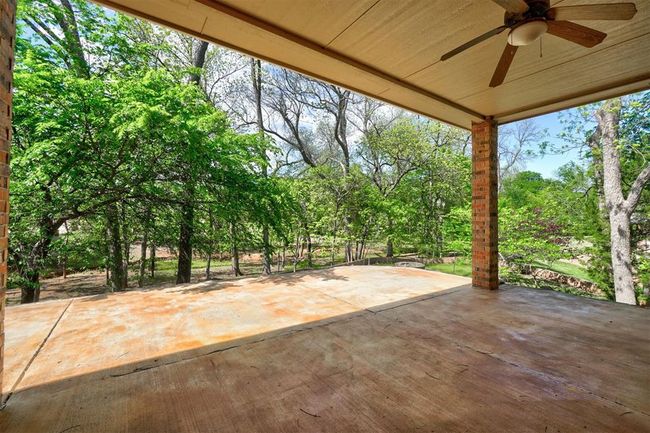 View of patio featuring ceiling fan | Image 41