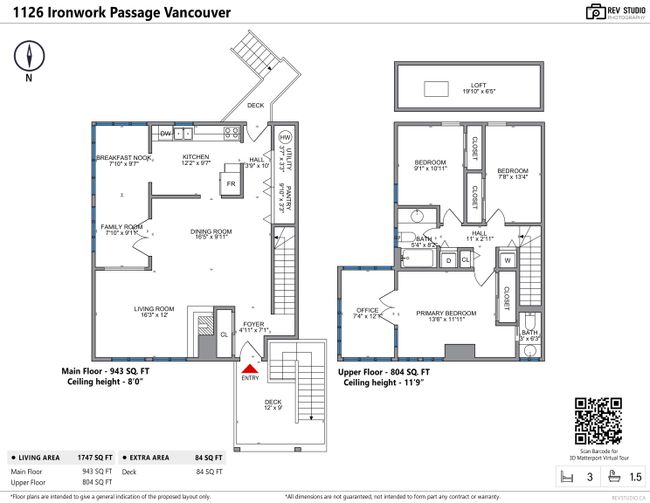 1126 Ironwork Passage, Townhouse with 3 bedrooms, 1 bathrooms and 2 parking in Vancouver BC | Image 32