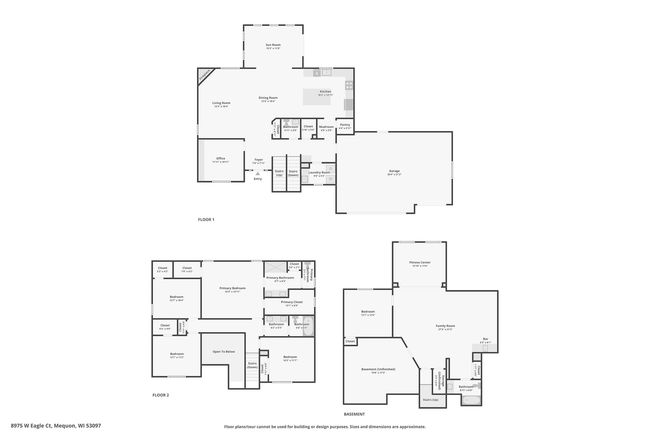 8975 W Eagle Court, House other with 5 bedrooms, 3 bathrooms and null parking in Mequon WI | Image 62