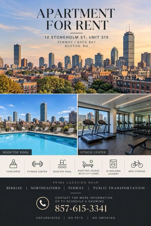 315-12 Stoneholm St, Boston, MA, 02215 | Card Image
