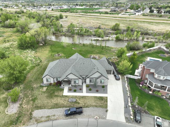 Aerial view featuring a water view | Image 49