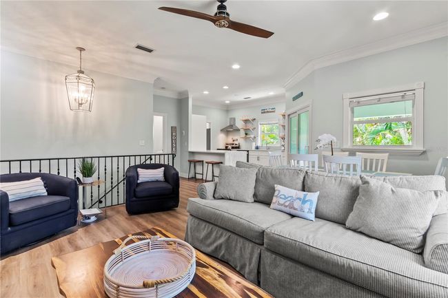Open living space w/ new flooring throughout | Image 7