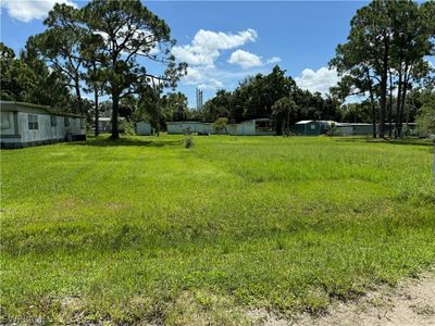 View of the front yard from the gravel street | Image 1