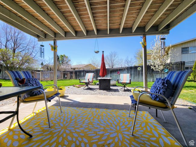 View of patio / terrace with a fenced backyard | Image 48